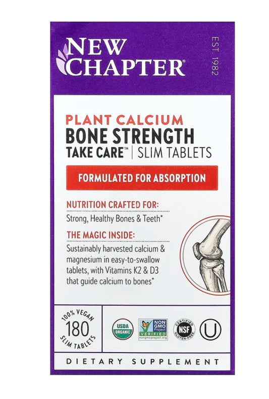 New Chapter Bone Strength Front Label