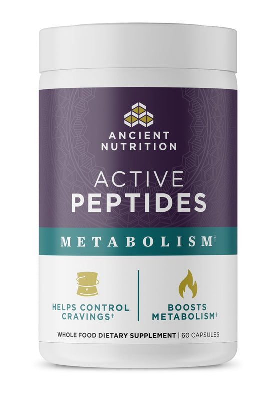 Ancient Nutrition | Active Peptides Metabolism | 60 Capsules