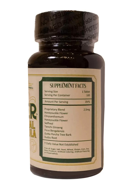 Vitalogy BP Reducer Original Formula Label
