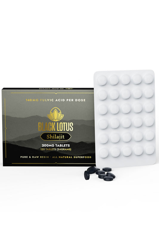Black Lotus Shilajit 200 mg - 120 Tablets