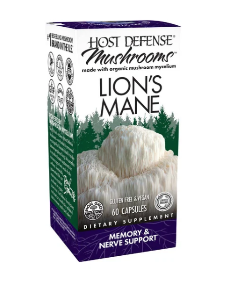 Host Defense Lions Mane Capusles for Brain Health