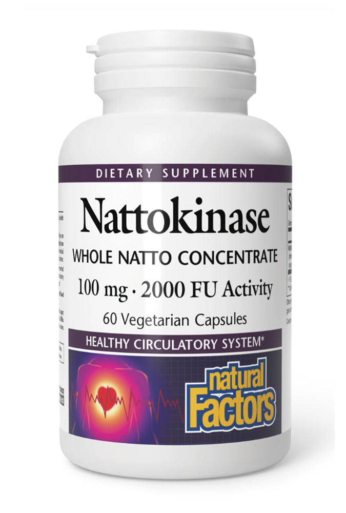 Natural Factors Nattokinas 100mg 60C apsules