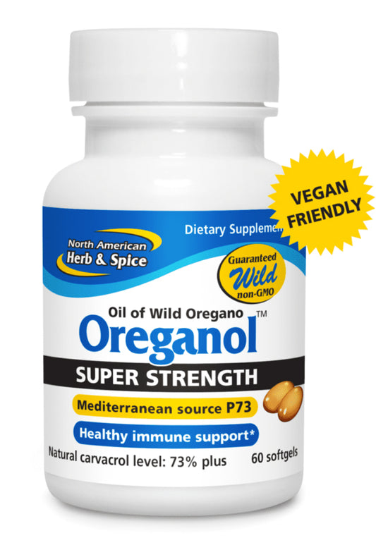 North American Herb and Spice  Oreganol Super Strength P73-60 Softgels