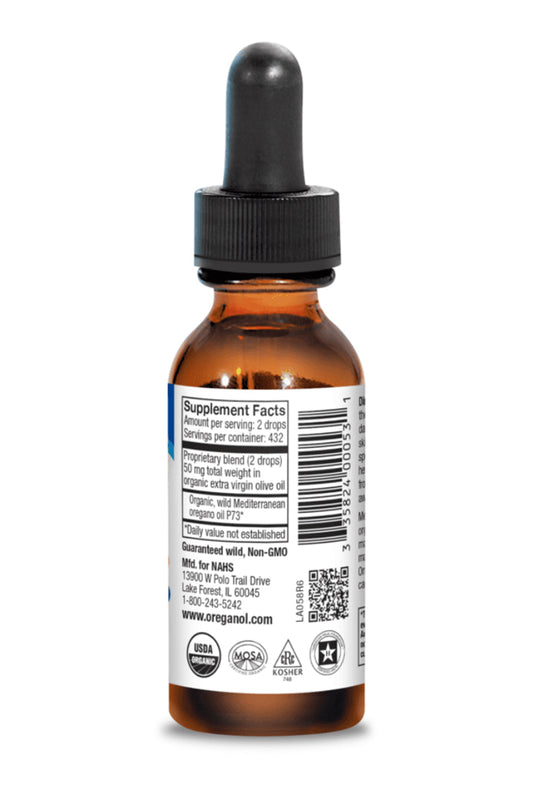 North American Herba nd Spice Oreganol Label