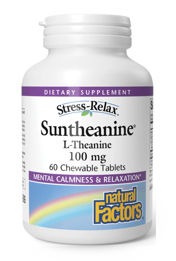 Suntheanine L-Theanine 100mg Chewable Tablets