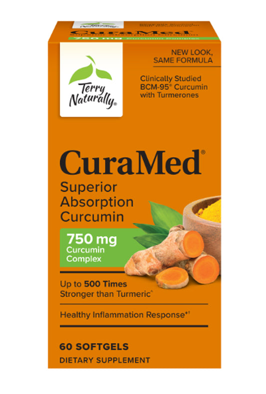 Terry Naturally | CuraMed 750 mg  Sofgels | Immune Health