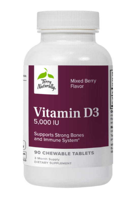 Terry Naturally Vitamin D3 5000 IU 