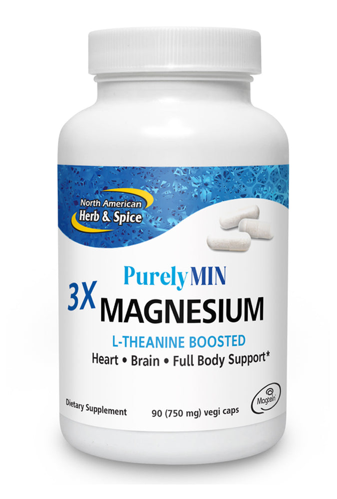 The North American Herb and Spice Purely Min Magnesium 90 Caps