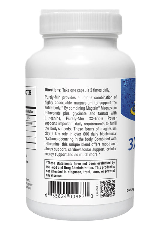 The North American Herb and Spice Purely Min Magnesium Directions