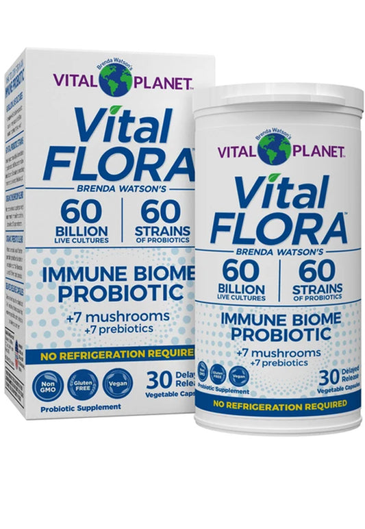 Vital Flora Immune Biome Probiotic - 30 Capsules